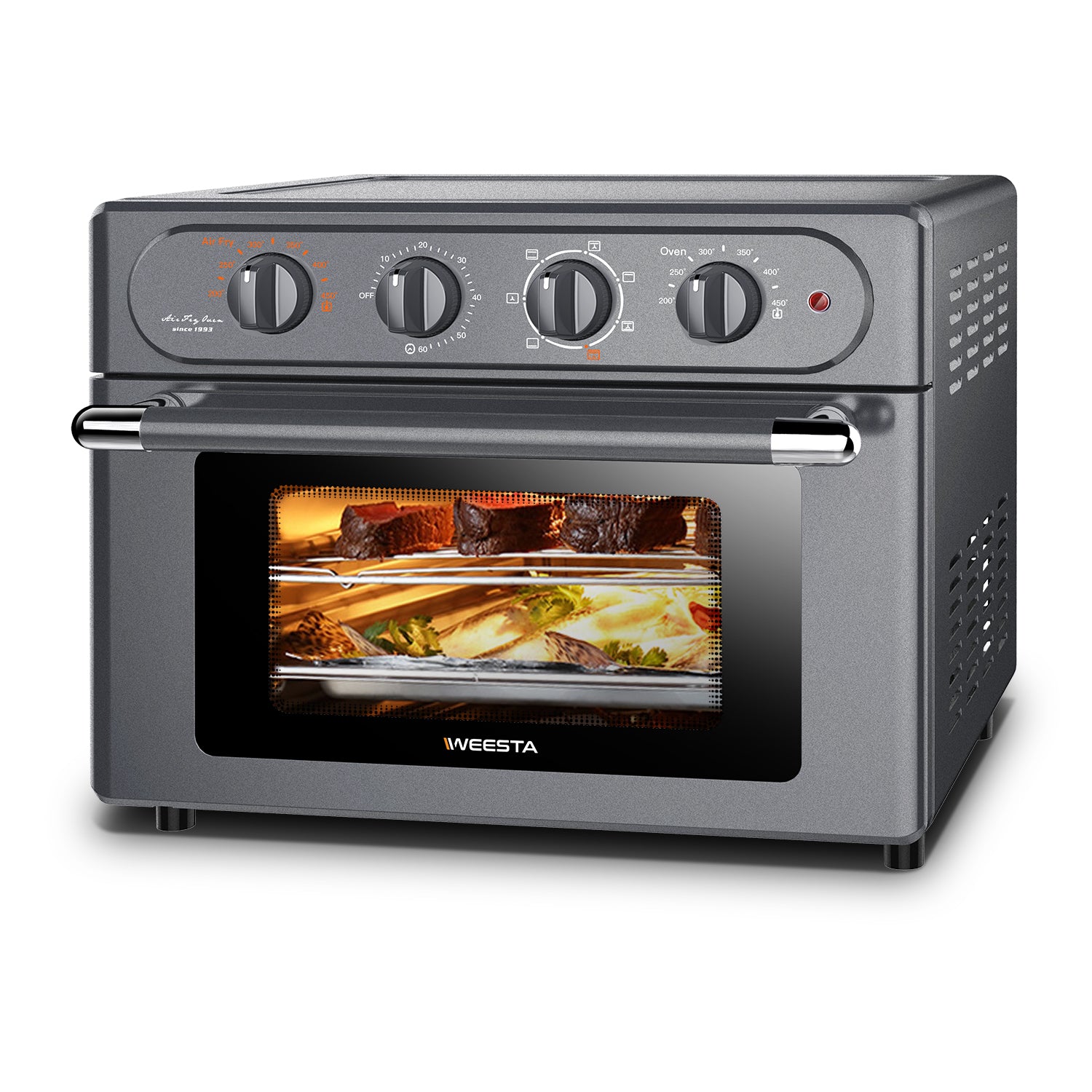 Geek Chef Air Fryer, 6 Slice 24.5QT Air Fryer Toaster Oven Combo, Air Fryer  Oven,Roast, Bake, Broil, Reheat, Fry Oil-Free, Extra Large Convection