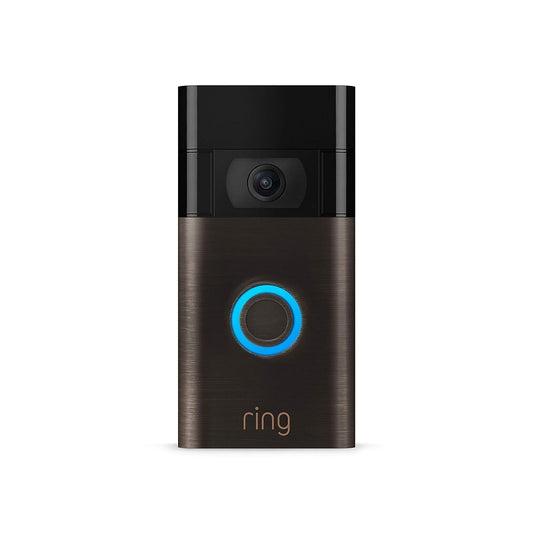 Video Doorbell – 1080P HD Video, Improved Motion Detection, Easy Installation – Venetian Bronze