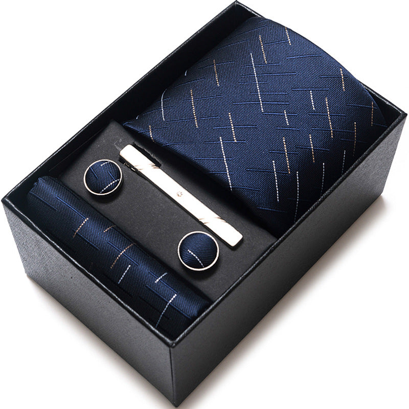 Formal Jacquard Yarn-dyed Business Professional Tie