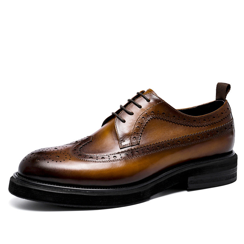 Business Casual Formal Wear Wear-resistant Leather Shoes