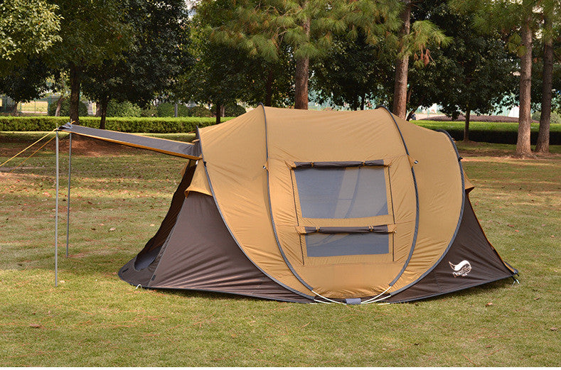 Outdoor Automatic Tent 3-4 People Quickly  Building-free Boat Tent Multi-person Camping Park Tent Rainproof