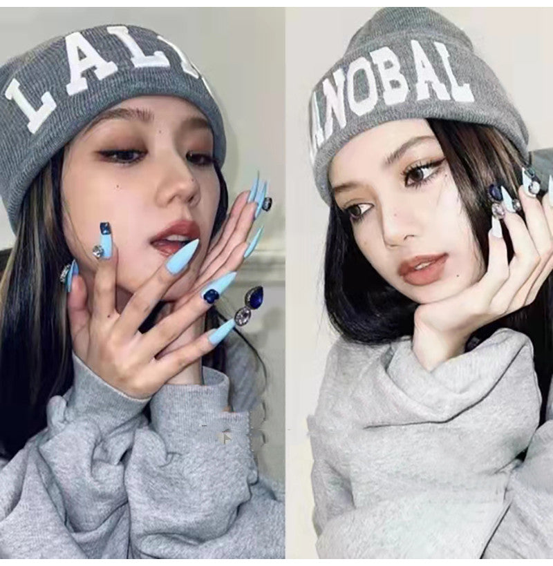 Cool Hat Trendy Brand Woolen Hat Female Cool