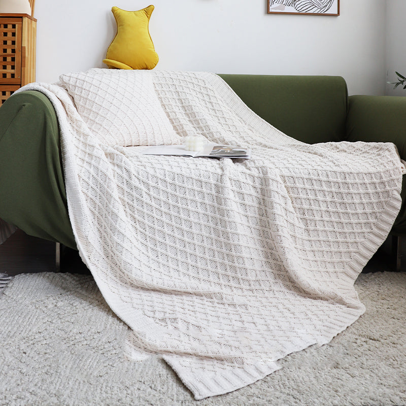 Household Simple Thickened Soft Chenille Knitted Blanket