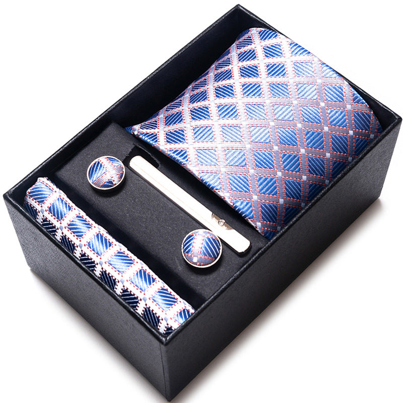 Formal Jacquard Yarn-dyed Business Professional Tie