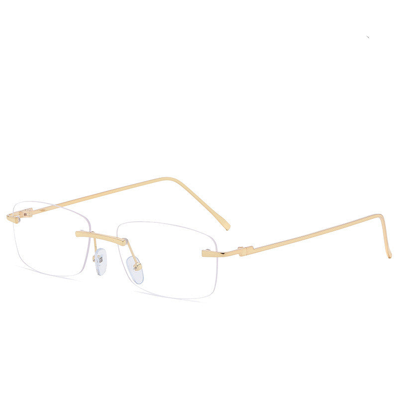 Fashion Rimless Cut-edge Sunglasses Ocean Lens Sunglasses