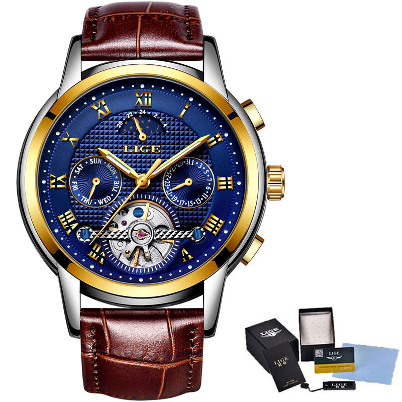 Tourbillon multifunctional mechanical watch