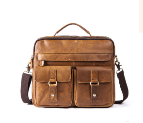 For cross-border leather Crazy Horse male bag retro men Single Shoulder Bag Satchel Handbag Leather Mens