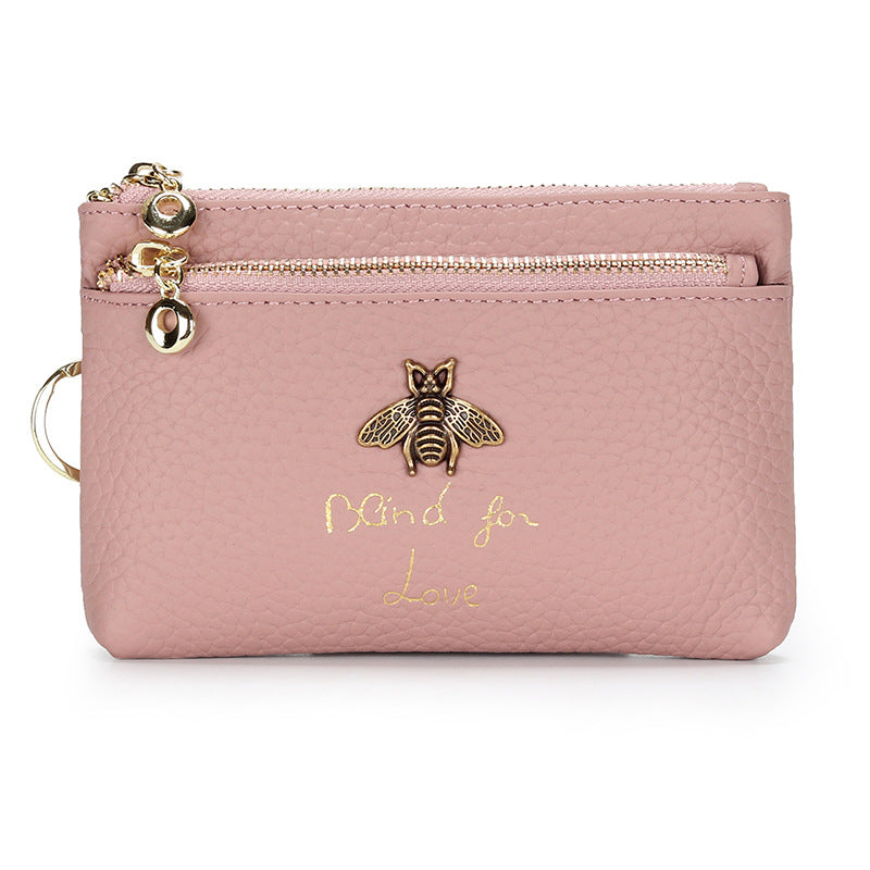 Little bee zipper coin purse