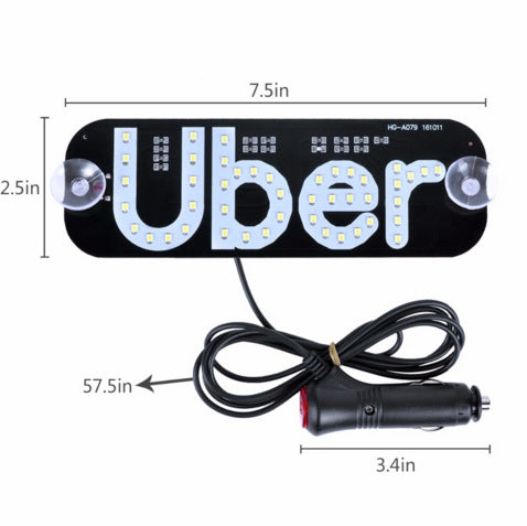 Car LED Indicator Light Instrument Light Taxi Uber TAXI Empty Car