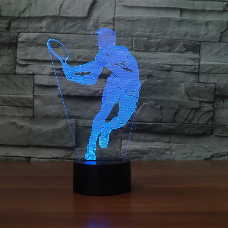 LED tennis colorful touch light