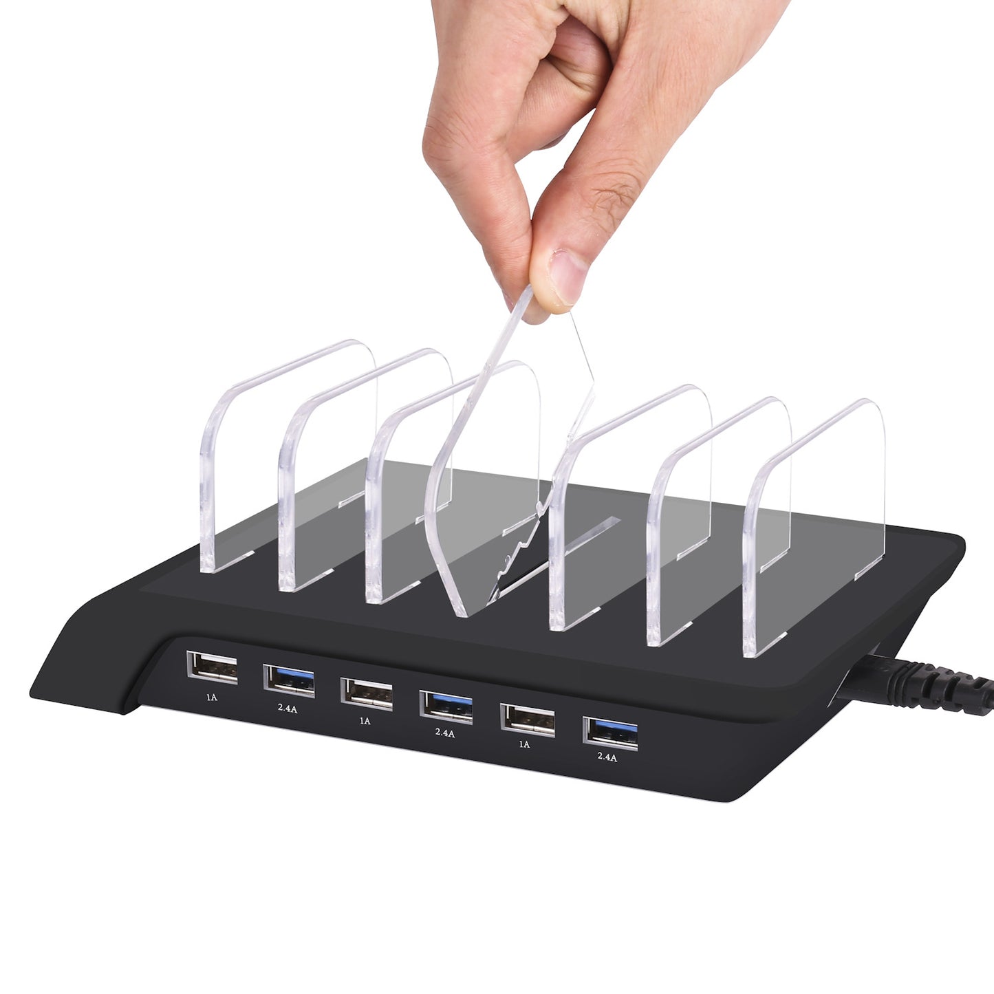 Six-port USB Mobile Phone Charging Stand