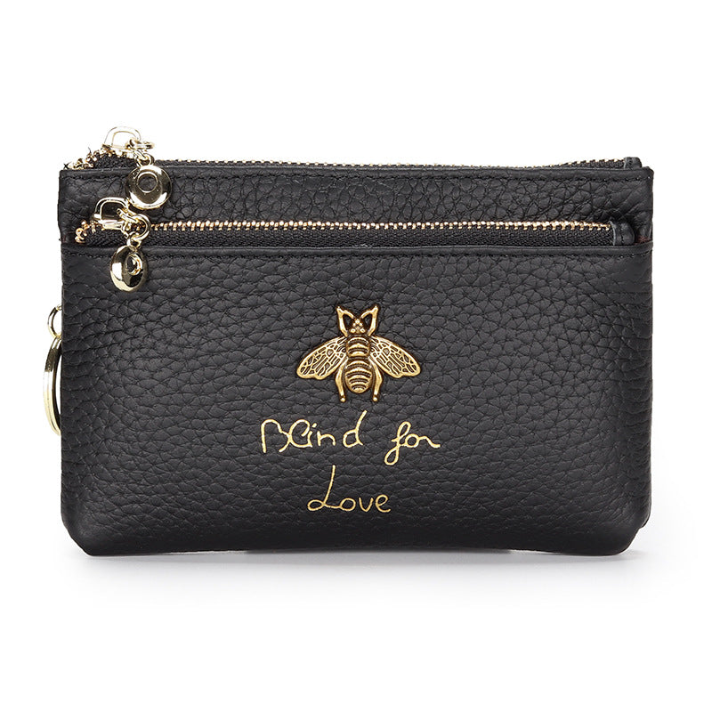 Little bee zipper coin purse