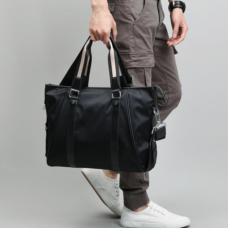 Business briefcase men's handbag men's bag shoulder bag nylon cloth computer bag Messenger