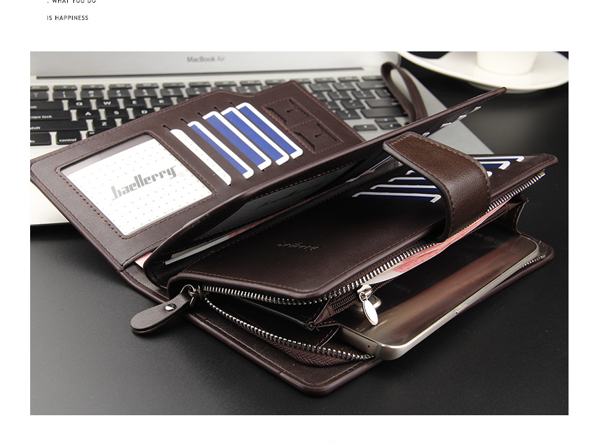 Explosion models men's wallet long clutch bag multi-function handbag mobile phone bag men's coin purse