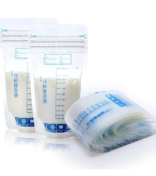 30 Pieces 250ml Milk Freezer Bags Mother Milk Baby Food Storage Breast Milk Storage Bag BPA Free Baby Safe Feeding Bags Feeding