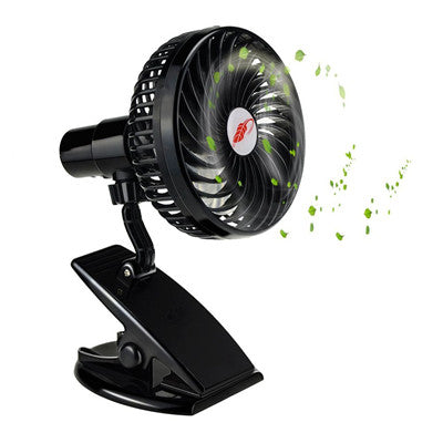 Mini Mute Clip Fan Rechargeable Silent 4 Blades Baby Stroller Fans Portable Air Cooling 3 Speeds Desk USB Fan with USB Output