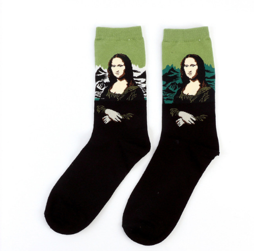 art pattern socks