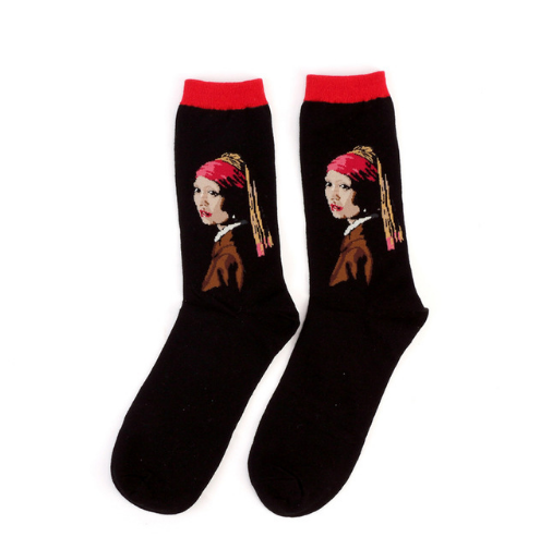 art pattern socks