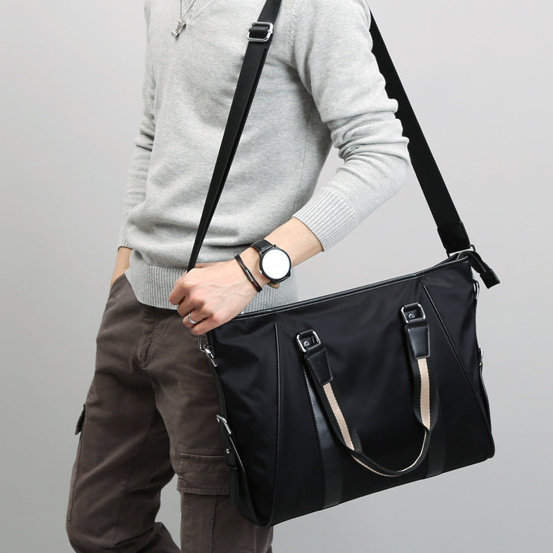 Business briefcase men's handbag men's bag shoulder bag nylon cloth computer bag Messenger