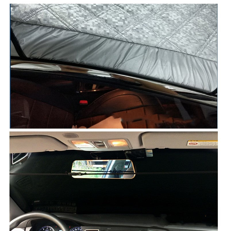 Silver Coating Windshield Visor Cover Auto Anti Snow Sunshade Window Sunshade Outdoor Exterior Taff Accessories Outdoors