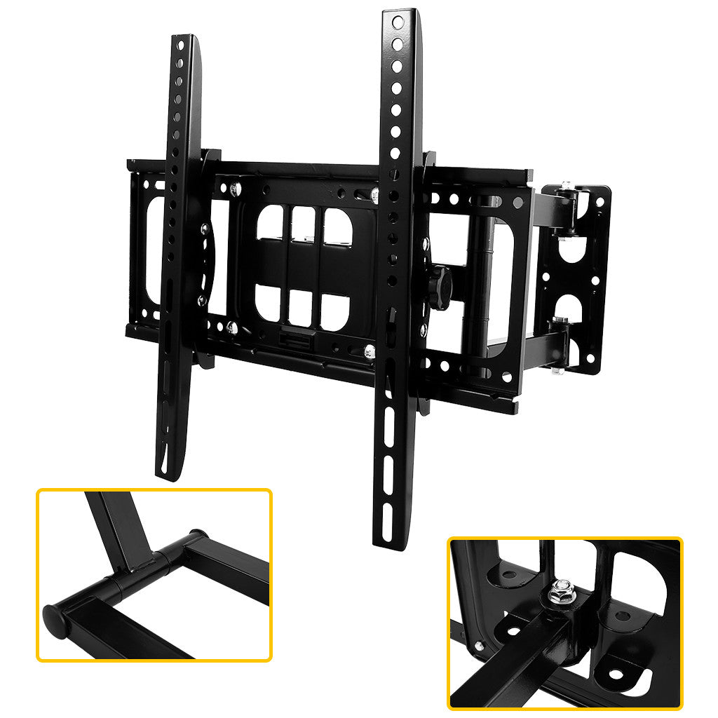 TV Mount Full Motion For 26-55 Inch LED LCD Flat Screen TV Perfect Center Design