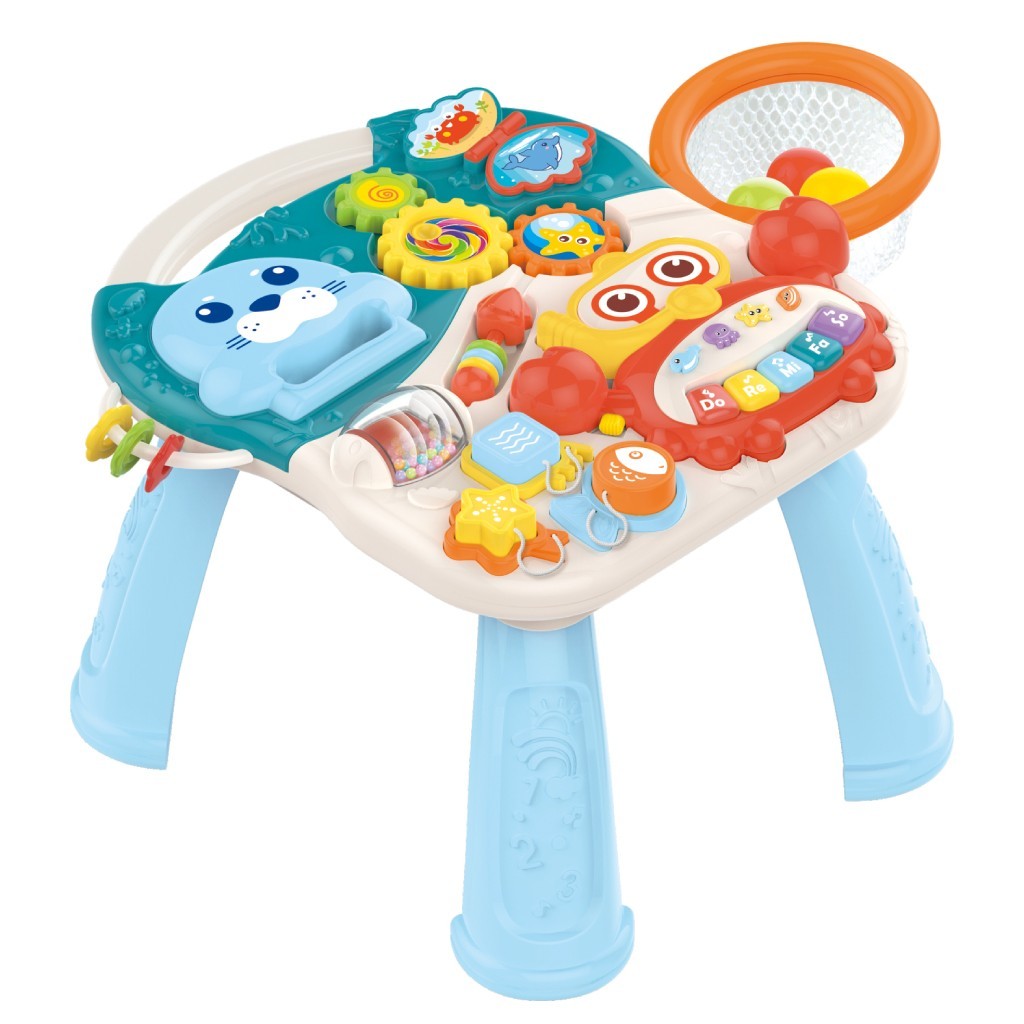 2 In 1 Piano Baby Learning Walker Study desk With Sound & Light
