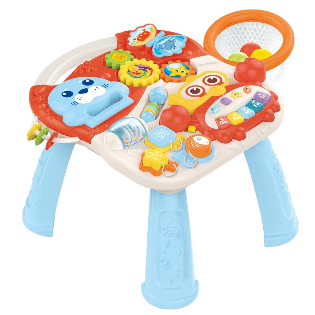 2 In 1 Piano Baby Learning Walker Study desk With Sound & Light