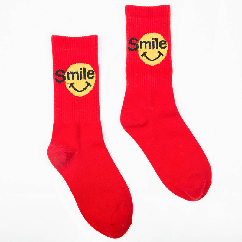 Couple in tube cotton socks