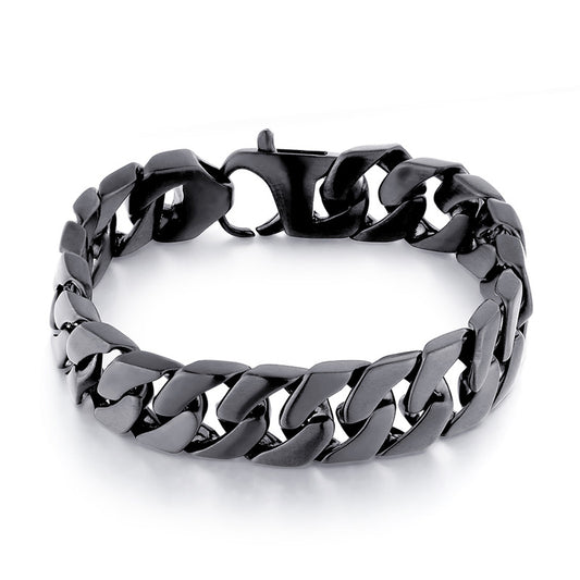 European And American Tide Titanium Steel Casting Bracelet