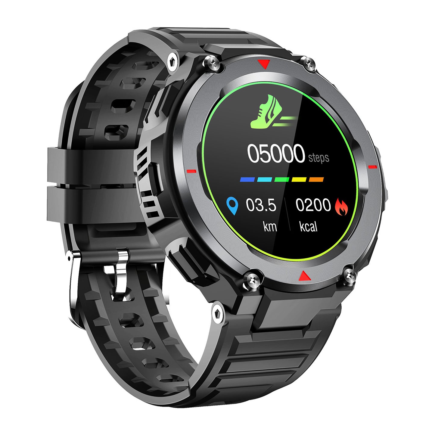 S25 Round Screen Smart Sports Watch Large Battery Long Standby
