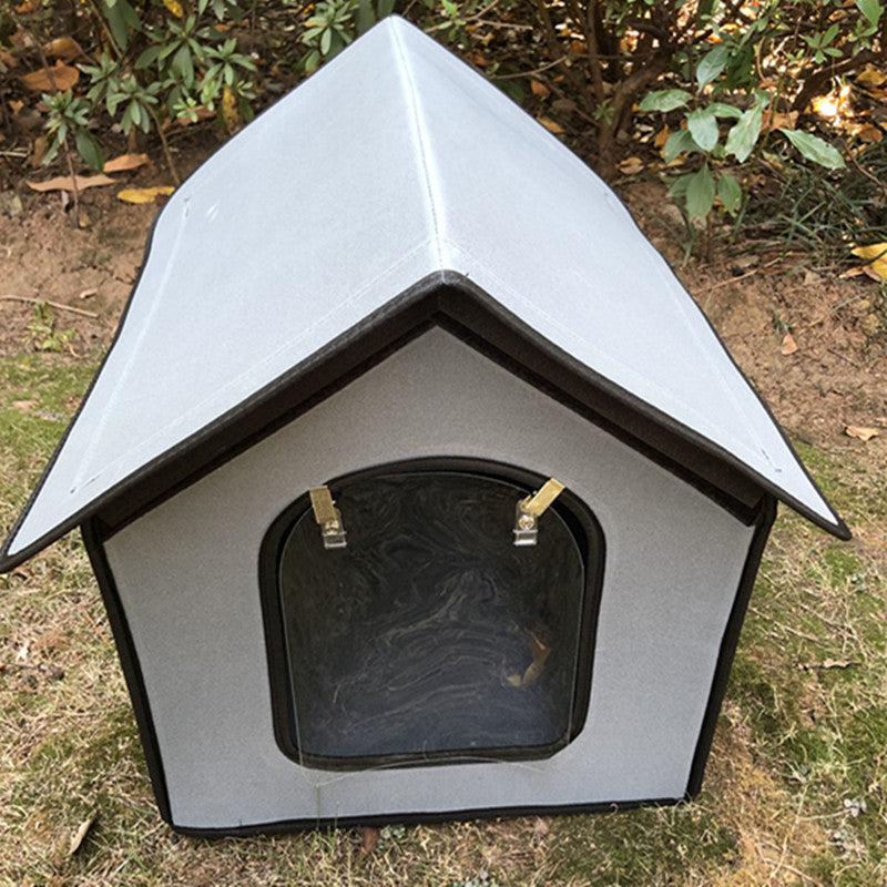 Pet House Outdoor Waterproof Weatherproof Dog Kennel Cat House Foldable Pet Shelter for Pets Indoor Outdoor Sleeping