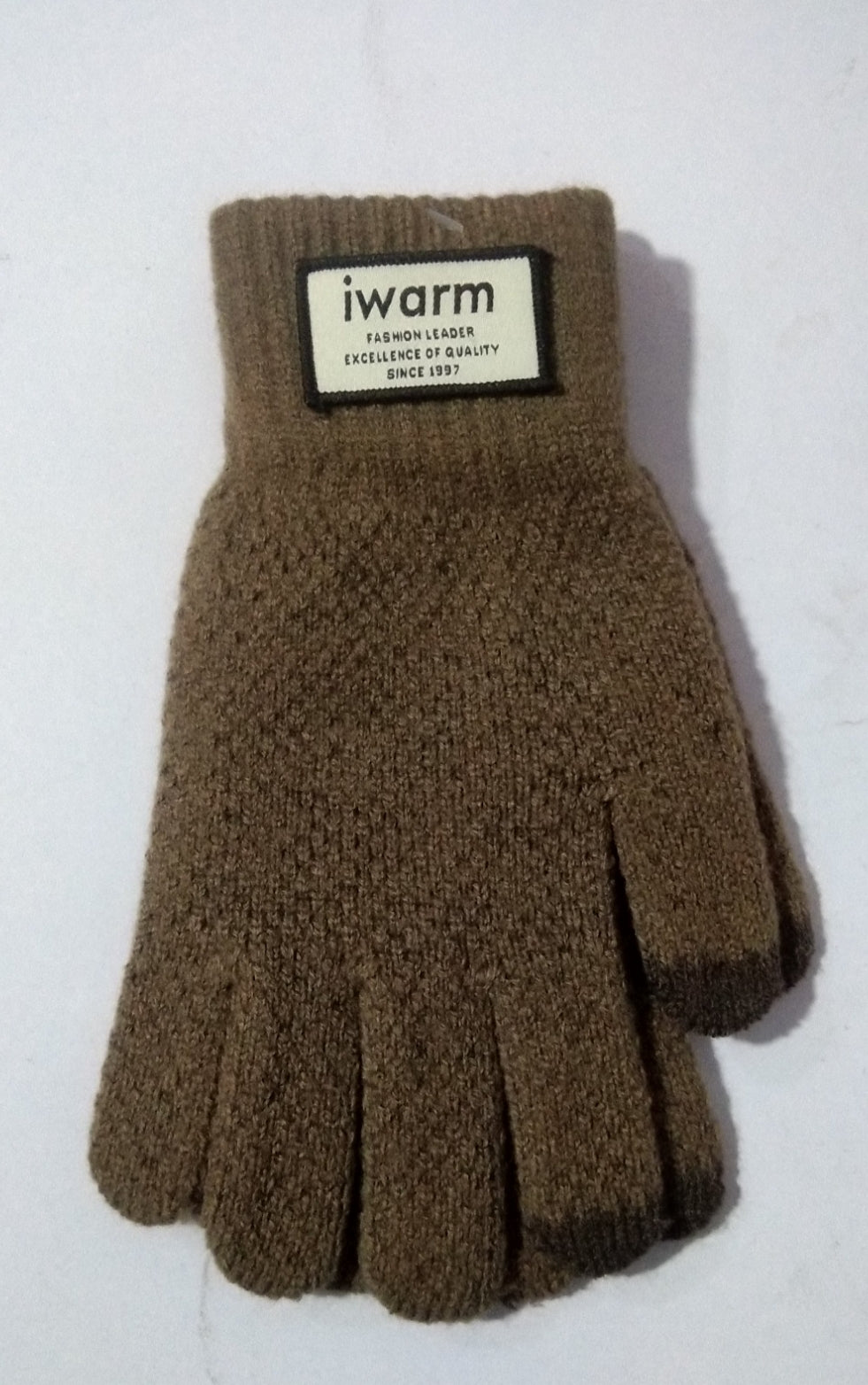 Iwarm knitted touch screen wool gloves