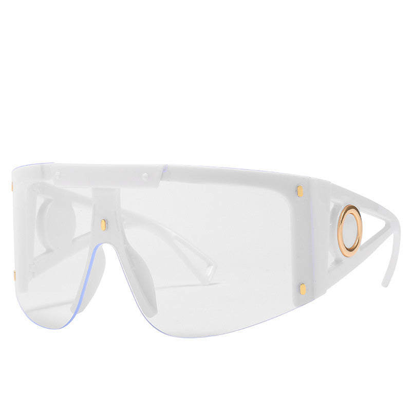 Oversized Luxury Goggle Sunglasses Men Women Fashion Shades UV400 Vintage Glasses