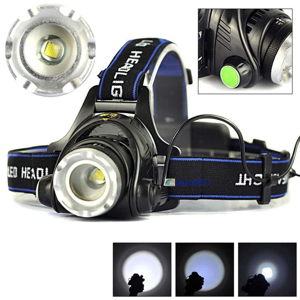 Adjust Telescopic Fishing Strong Light Zoom Headlight Outdoor Fishing Headlight