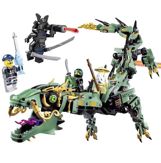 Flying Mecha Dragon Assembled Building Block Toys