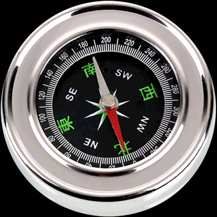 Stainless Steel Compass Portable Outdoor Hiking Camping