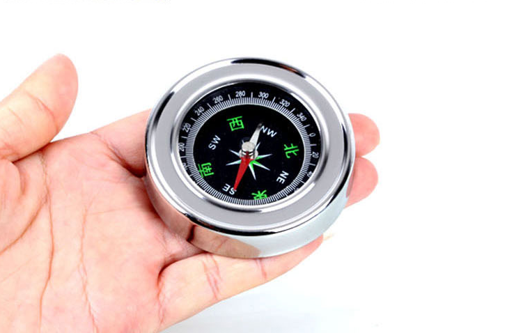 Stainless Steel Compass Portable Outdoor Hiking Camping