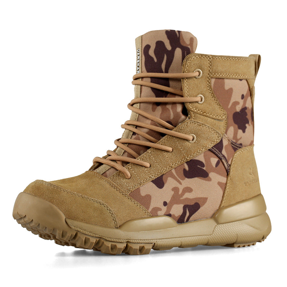 Outdoor Military Boots Mens Tactical Boots Womens High-Top