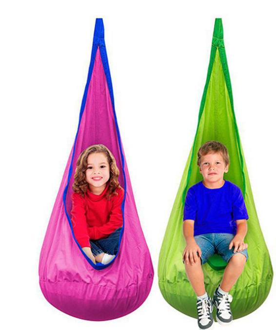 Creative Kid Hammock Garden Furniture Pod Swings Chair Indoor Outdoor Hanging Seat Child Cocoon Swing Seat Patio Portable