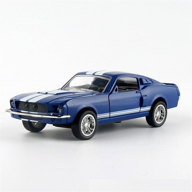 Mustang Open Door Pull Back Alloy Car Alloy Toy Car Model