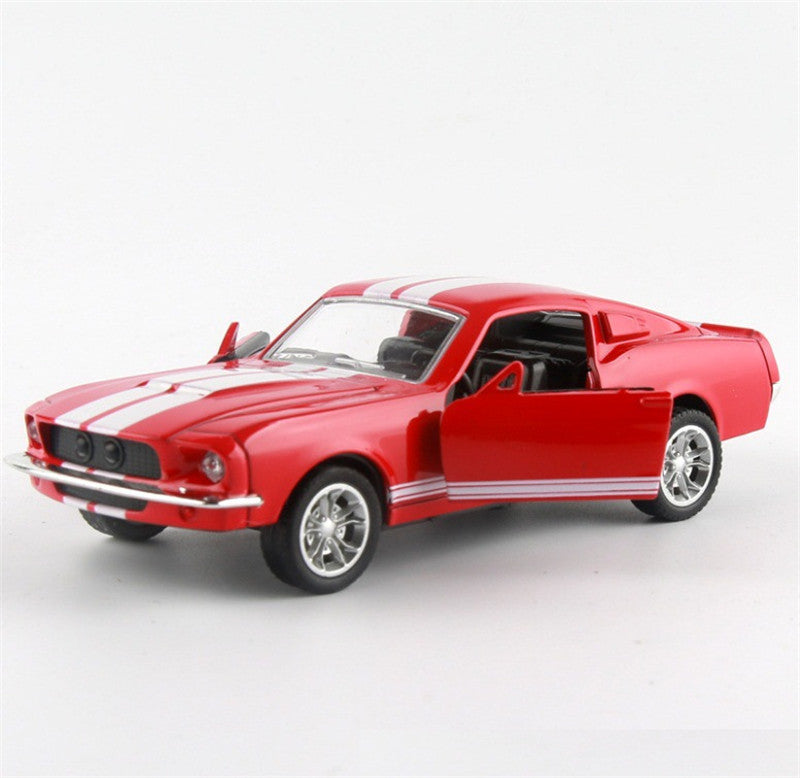Mustang Open Door Pull Back Alloy Car Alloy Toy Car Model