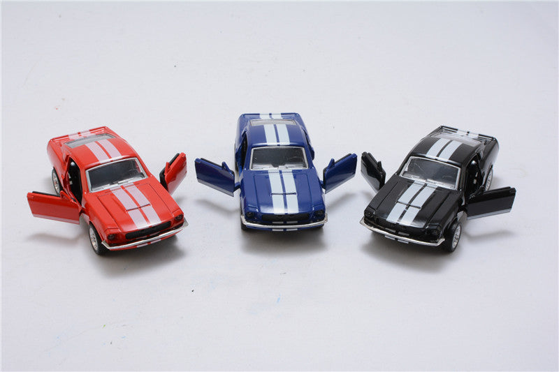 Mustang Open Door Pull Back Alloy Car Alloy Toy Car Model