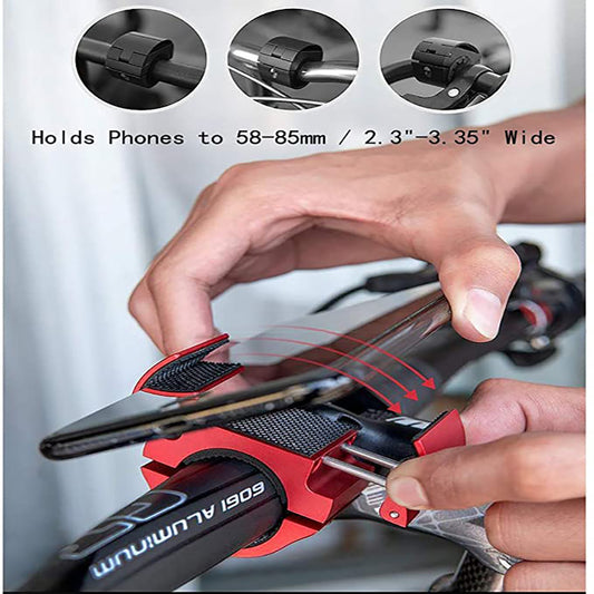 Bike Phone Mount Folding Motorcycle Phone Holder Aluminum Universal Cell Phone Bicycle Stand