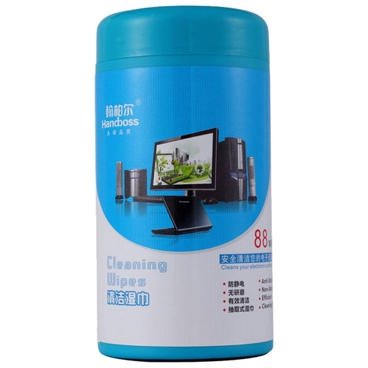 LCD Screen Film Cleaning Wipes Mobile Phone Wipes 88 Pieces Of Barreled Boutique Cleaning Wipes Factory Customized