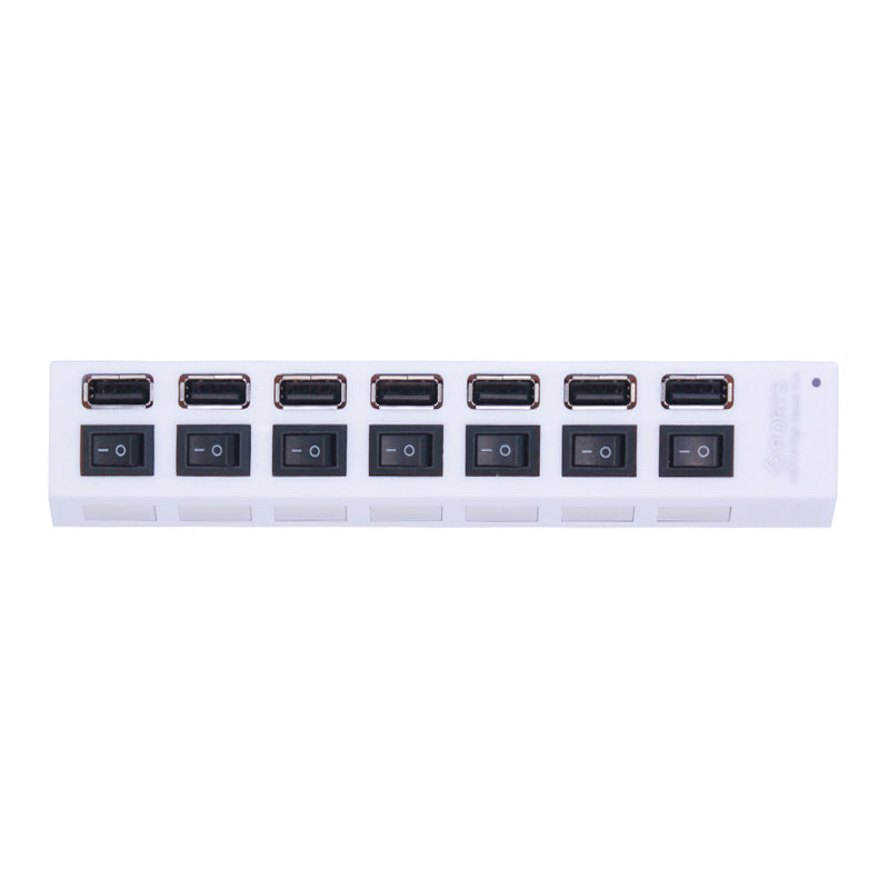 7-Port Usb2.0 With Independent Switch Hub 7-Bit Expansion Splitter 7-Hole Usb Hub Usb Hub 7-Port