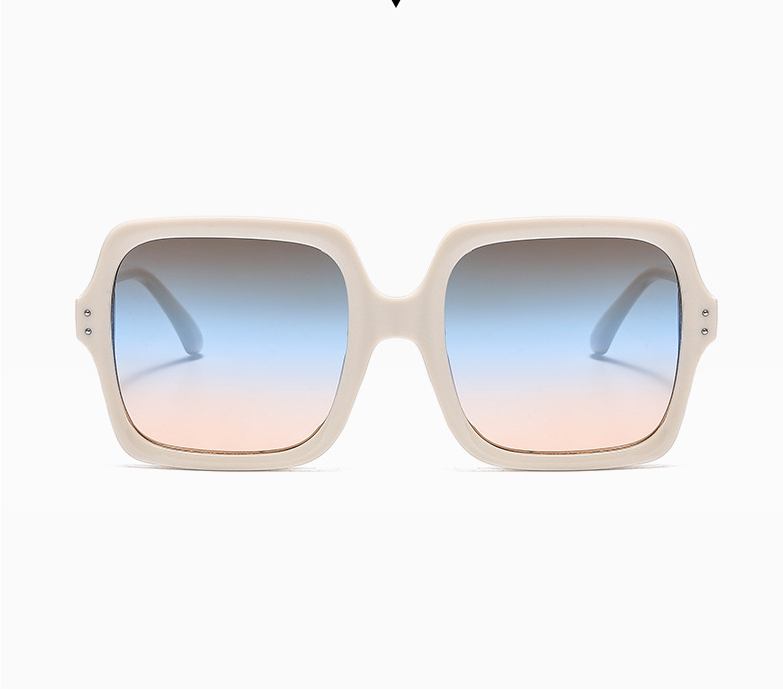 Sunglasses Female Big Face Sunglasses Round Face Sunshade