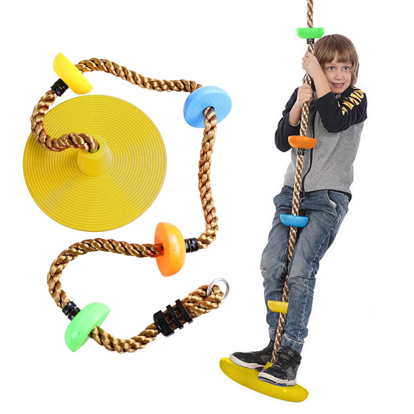 Plastic Children's Swing Play Equipment Outdoor  Kid Toy  Set Accessories