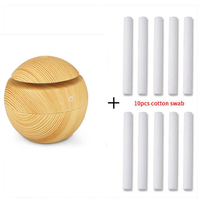 Aroma Diffuser Mini Humidifier Usb Home Silent Bedroom Hotel Commercial Small Wood Grain Essential Oil Humidifier