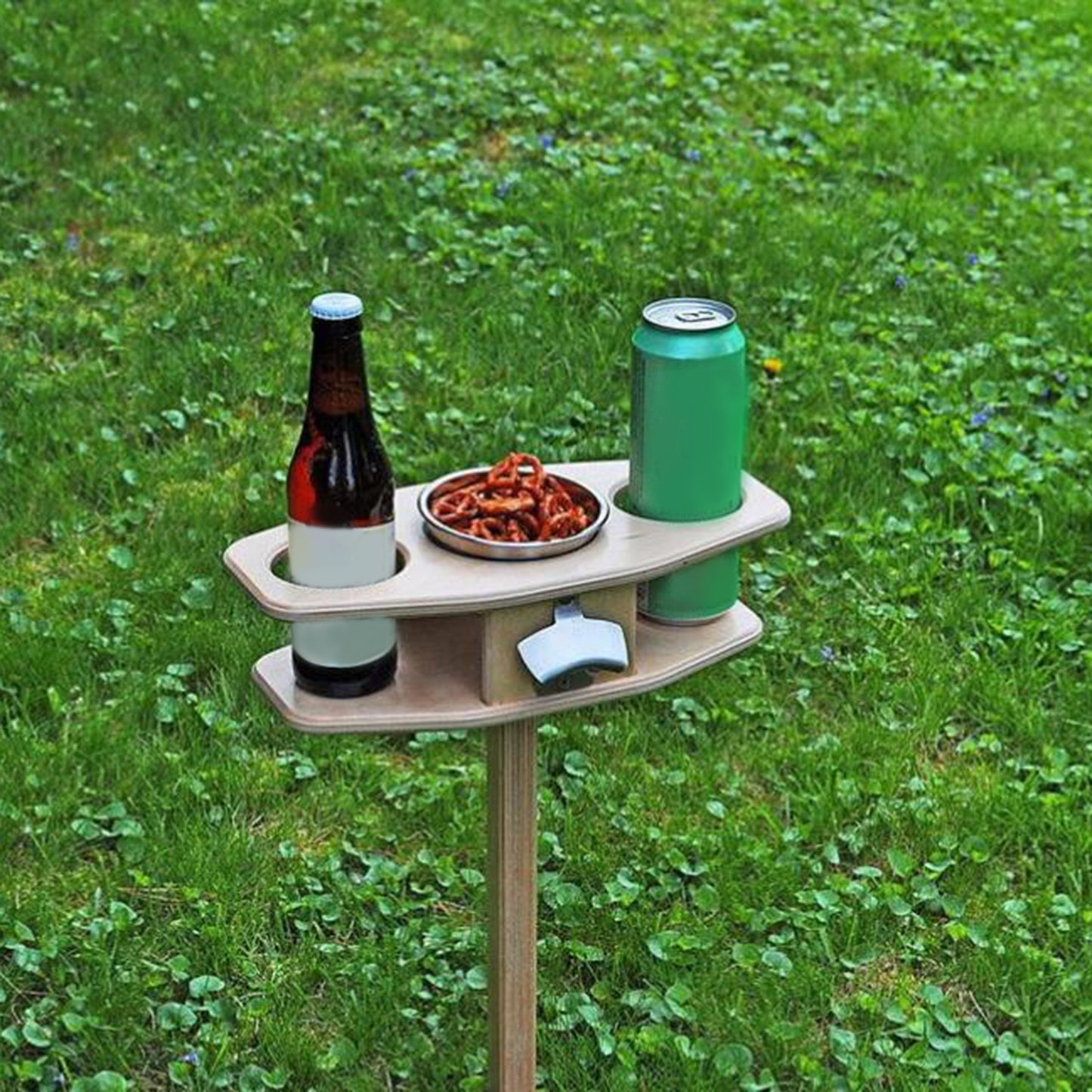 Outdoor Picnic Camping Wine Rack Folding Table Wood Crafts