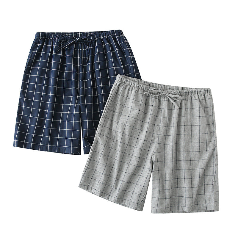 Men's Pajama Pants Plaid Beach Pants